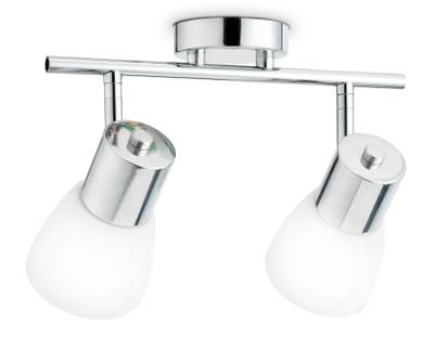 Настенно-потолочный спот TR3963/2 CH/FR хром/белый матовый E27*2 max 40W 200*105*200