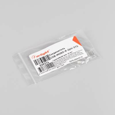 Соединитель COB-MONO-8-2pin-STS (Arlight, IP20 Пластик)