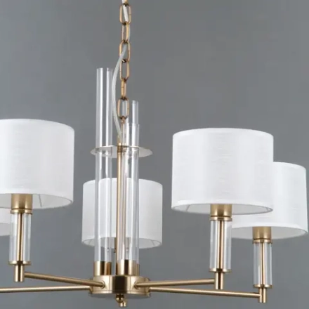 IL0755-5PSQ-25 BRASS GENOA светильник потолочный ILLUMICO, E14х5