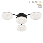 8236/4CL LEDIO LN25 000 черный, металл/акрил Люстра потолочная с ПДУ LED 55W 3000-6000К 220V DIDANA