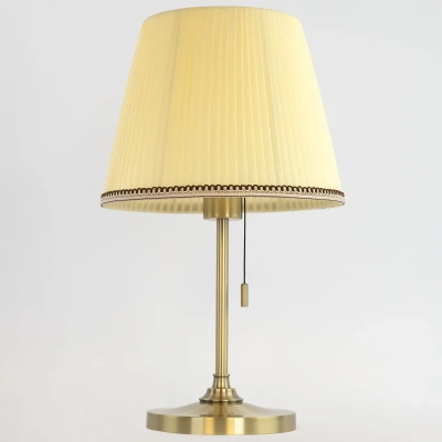 Citilux Линц CL402733 Настольная лампа бронза с кремовым абажуром