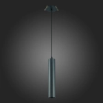 ST151.408.01 Встраиваемый подвес Черный GU10 1*50W IP20 D54xH290 220V Без ламп