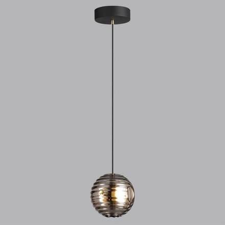 5041/12L L-VISION ODL24 425 черн./золото/дымчатый/металл/стеко Подвес LED 12W 4000К 1526Лм TRONI