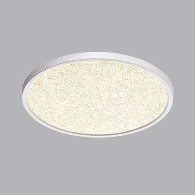 7661/32L MITRA LED SN 56 Светильник пластик/белый LED 32Вт 3000/4000K D400 IP40 OMEGA WHITE