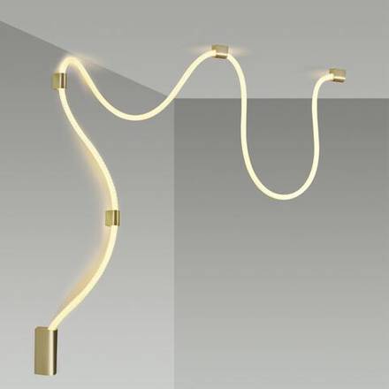 4397/30CL HIGHTECH ODL23 261 ант.бронза/металл/канат Настенно-потолочный св-к накладной (3 крепления в комплекте) IP20 LED 30W 1185Лм 3000K CORDA