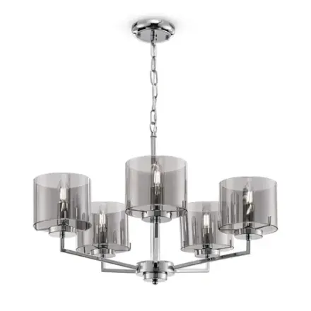 Люстра Karen FR5096PL-05CH, E14х5. TM Maytoni