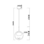 Подвесной светильник Arte lamp CAPRICE A4182SP-1BR, 1хE27