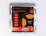 Светодиодная лента GS3001 2835 60Led/ 6W m/ 24V IP20 3000K/ 5000*8*1.2mm/ кратность резки 100mm (2 конт.)