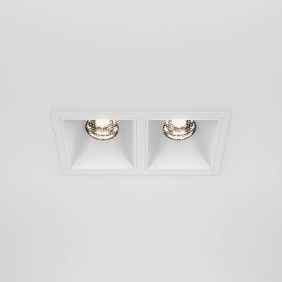 Встраиваемый светильник Alfa LED 4000K 2x10Вт 36° Dim Triac DL043-02-10W4K-D-SQ-W. TM Maytoni