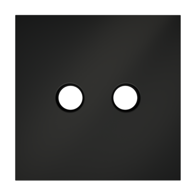 VLS001608 Накладка для розетки телевизионной оконечной TV+SAT, S70 (черный матовый). (ТМ Maytoni)
