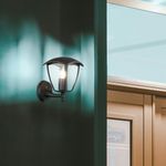 SL081.411.01 Светильник уличный настенный ST-Luce Черный/Черный, Прозрачный E27 1*40W