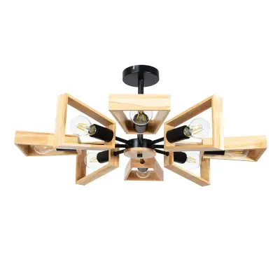 Люстра на штанге Arte Lamp BRUSSELS A8030PL-8BK, 8хE27