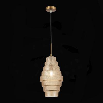 SL1001.203.01 Подвес ST-Luce Латунь/Коньячный E27 1*40W