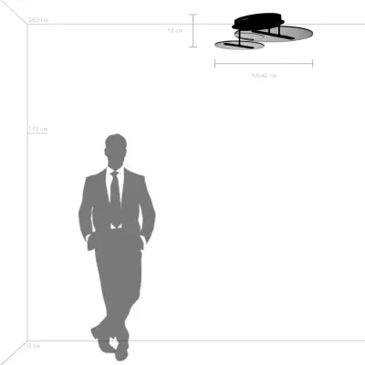738053 Люстра ACRILE 33W LED 2691LM 120G ЗОЛОТО 3000K Lightstar