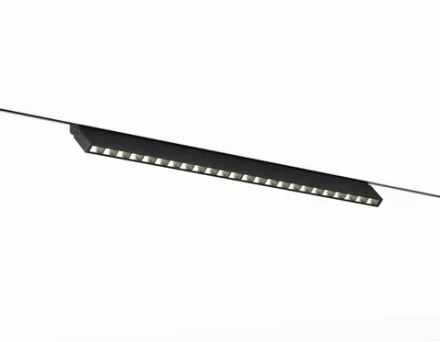 Светильник светодиодный трековый Magnetic 48V 10mm GL2365 BK черный IP20 20W 3CCT 3000-6400K 400*10*73