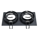 Точечный встраиваемый светильник Arte Lamp TARF A2178PL-2BK, 2хGU10