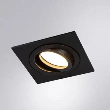 Точечный встраиваемый светильник Arte Lamp TARF A2168PL-1BK, 1хGU10
