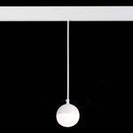 ST358.543.07 Магнитный трековый светильник подвесной белый LED 1*7W 4000K 520Lm Ra&gt;80 120° IP20 D90xH90 48V
