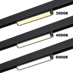 359952 PORT NT25 214 черный Трековый светильник с переключ. цв. темпер. IP20 LED 3000К\4000К\6000К 18W 90-240V VECTOR