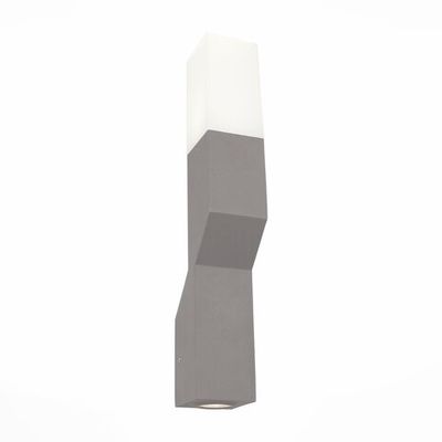 SL100.701.02 Светильник уличный настенный ST-Luce Серый/Белый LED 2*5W 4000K