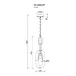 Подвесной светильник Anelli FL1100-2P, LED