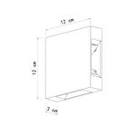 Фасадный светильник Arte Lamp ALGOL A1445AL-4BK, 4хLED