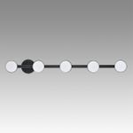 8117/5 COMFI LN25 черный, металл Подвесной светильник LED GX53 5*7W 220V TORINA