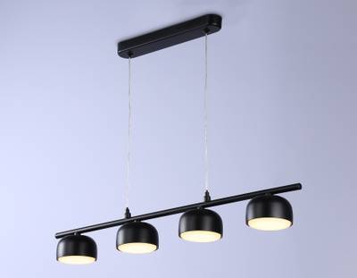 Светильник подвесной TN71039/4 BK черный GX53/4 max 12W 600*80*1100