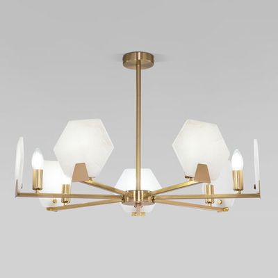 Умный потолочный светильник 60158/7 латунь