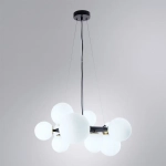 Подвесная люстра Arte Lamp GEMINI A2243SP-10BK, 10хG9