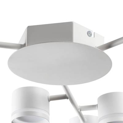 8235/9C COMFI LN25 белый металл Люстра потолочная LED GX53 9*10W 220V GARETA