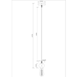 Подвесной светильник Arte Lamp MARK A7049SP-1BK, 1хE27
