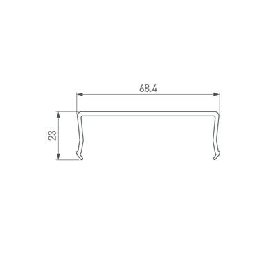 Экран SL-W68-2000 OPAL (Arlight, Пластик)