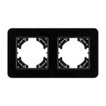 Рамка стеклянная FRM-OMALI-GS-2-BK (Arlight, -)