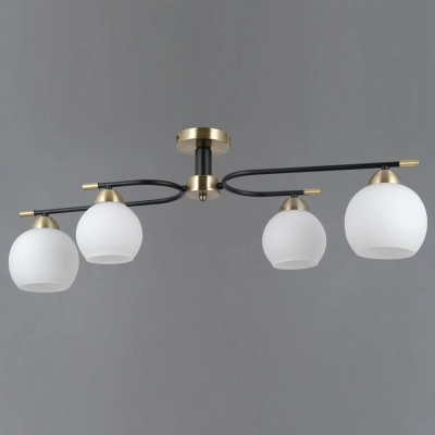 IL0638-4CSQ-24 AB BK LIBRA светильник потолочный ILLUMICO, E27х4