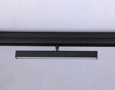 Светильник светодиодный трековый для шинопровода Magnetic GL4201 BK черный IP20 12W 4200K 48V 605*22*45