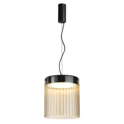 5047/20L L-VISION ODL24 303 черный/светл.янтарный/металл/стекло Подвес LED 20W 4000К 2238Лм PILLARI