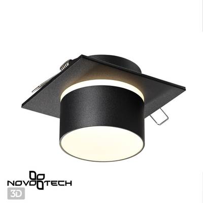 370717 SPOT NT21 319 черный Светильник встраиваемый IP20 GU10 9W 235V LIRIO