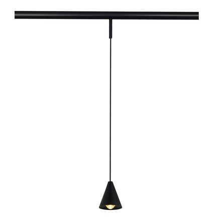 ST689.436.05 Магнитный трековый светильник Черный LED 1*5W 3000K Lm Ra&gt;90 40° IP20 D80xH98 24V