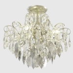 Светильник потолочный Crystal Lux ESMIRALDA PL4 SILVER 0524/104