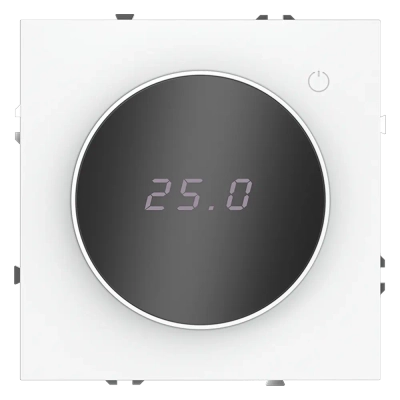 VLS070102 Терморегулятор электронный VOLTUM S70 с индикацией и датчиком, для теплого пола, (белый матовый). (ТМ Maytoni)