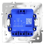 VLS030102 Выключатель встраиваемый VOLTUM S70 трехклавишный 10А, (белый матовый). (ТМ Maytoni)