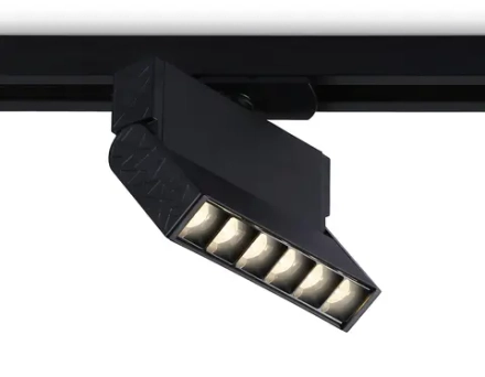 Светильник светодиодный трековый GL6813 BK черный LED 6W 3000K 24° 115*22*87