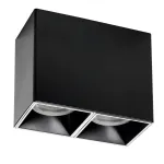 213367 Рамка (светильник) PVC д/LED-модулей 941хх и LED-ламп D50мм RULLO 2x QUAD ЧЕРНЫЙ Lightstar