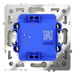 VLS010204 Выключатель встраиваемый VOLTUM S70 одноклавишный с подсветкой 10А, (шелк). (ТМ Maytoni)