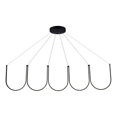 SL6202.413.01 Светильник подвесной ST-Luce Черный LED 1*68W 3000K