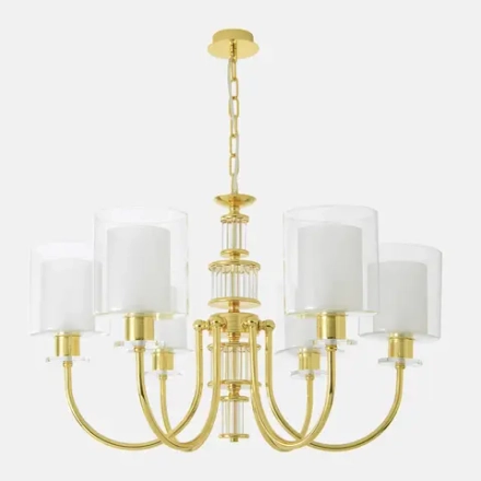 Люстра Crystal Lux ELENA SP6 GOLD 1621/306