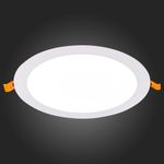 ST209.538.18 Св-к встр. Белый LED 1*18W 3000K 1 296Lm Ra80 110° IP20 D225xH8 90-265V