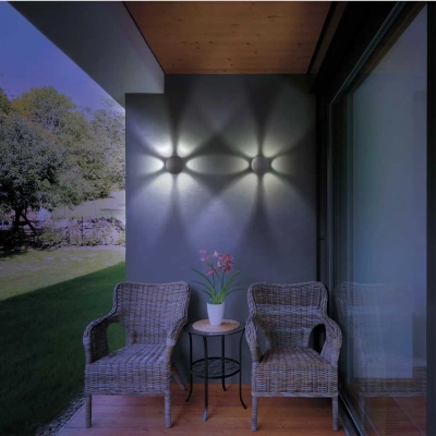 358463 STREET NT20 377 темно-серый Ландшафтный настенный светильник IP54 LED 4000K 6W 85-265V CALLE