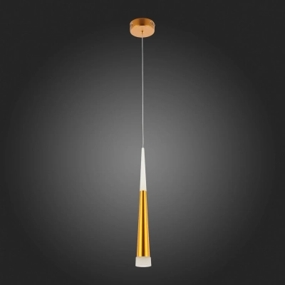 SLE200103-01 Светильник подвесной Золотистый/Золотистый, Белый LED 1*7W 3000K